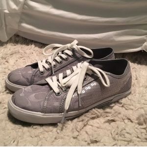 Grey coach sneakers